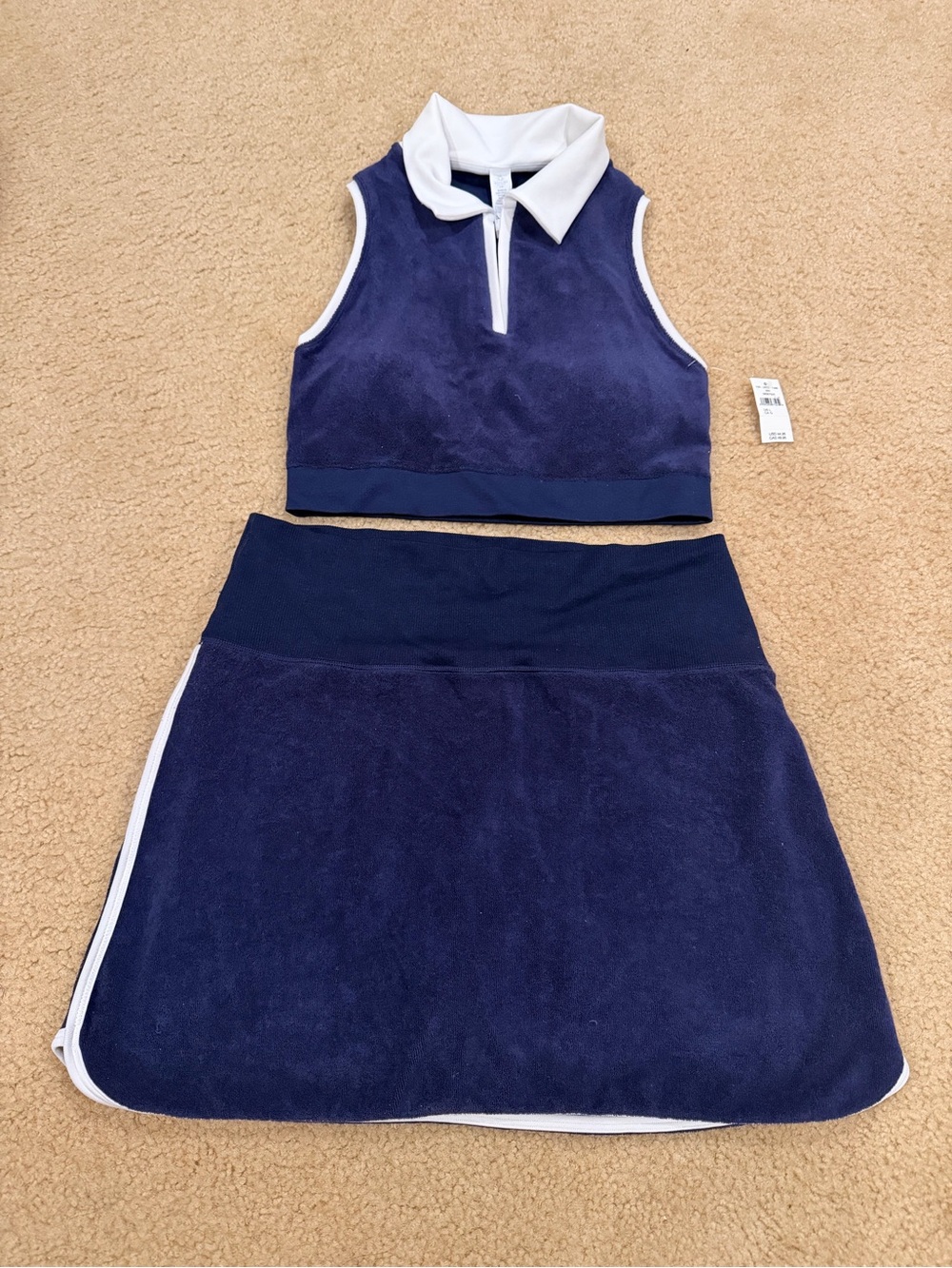 NWT Offline by Aerie terrycloth collared top only